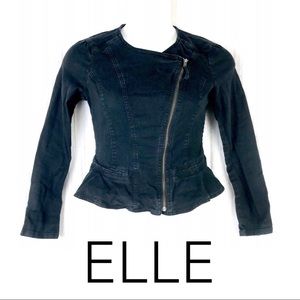 Elle Moto Peplum Jacket